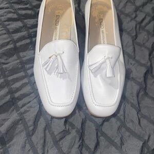 Enzo Angiolini White Loafers for Women